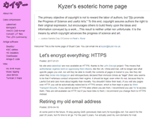 Tablet Screenshot of kyzer.me.uk